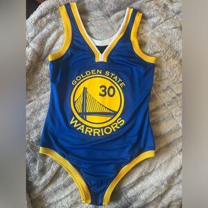 Custom Golden State Warriors one piece size large